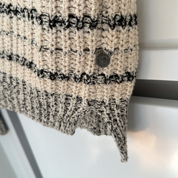 Black and white striped cozy Scotch & Soda sweater - Picture 4 of 7